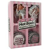 Hot Bods Wrappers and Toppers Cupcake Set