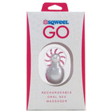 Sqweel Go Rechargeable Oral Sex Massager in White