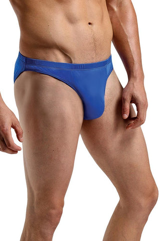 Cobalt Blue Silk Men's Brief in S