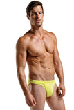 Bright Yellow Men's Silk Brief in M