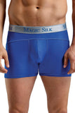 Royal Blue Silk Button Pouch Boxers in S