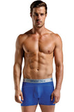 Royal Blue Silk Button Pouch Boxers in L
