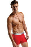 Bright Red Silk Panel Shorts in S