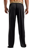 Black Silk Lounge Pants in S