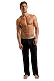 Black Silk Lounge Pants in S