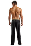 Black Silk Lounge Pants in M