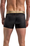 Classic Black Silk Button Pouch Boxers in S