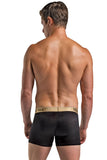 Classic Black Silk Button Pouch Boxers in S