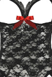 Luv Lace Cupless & Crotchless Teddy in S/M
