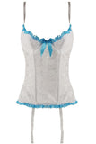 Luv Lace Bridal Bustier & G-String Set in S/M
