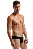 Black Silk Lo Rise Bikini Brief in S