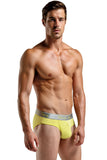 Yellow Silk Lo Rise Bikini Brief in S