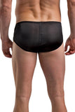 Classic Black Silk Mini Pouch Brief in S