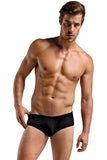 Classic Black Silk Mini Pouch Brief in M