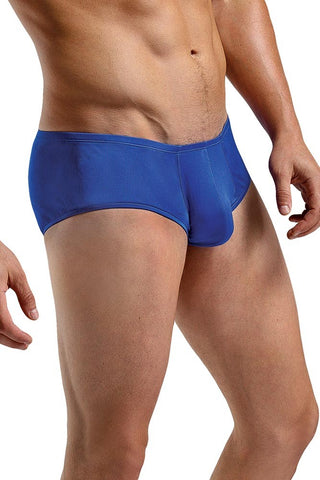 Cobalt Blue Silk Mini Pouch Brief in S