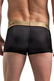 Black Silk Mini Pouch Boxers in M