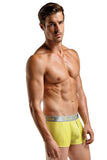 Yellow Silk Mini Pouch Boxers in M