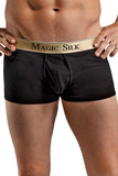 Black Rib Knit Pouch Boxers in S