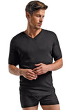 Soft Black Rib Knit T-Shirt in S