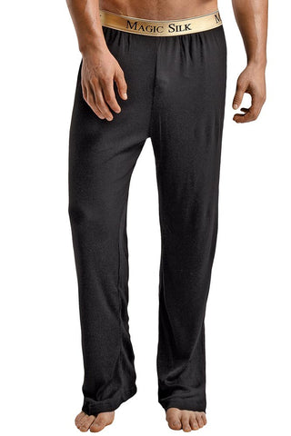 Rib Knit Black Lounger Pants in S
