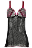 Romance Babydoll and G-String Set in L/XL