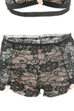 Daydream Bra and Ruched Boy Short in S/M