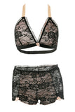 Daydream Bra and Ruched Boy Short in L/XL