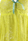 Buttercup Yellow Babydoll and Cutout Panty in S/M