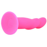 Riley Silicone Dildo in Neon Pink