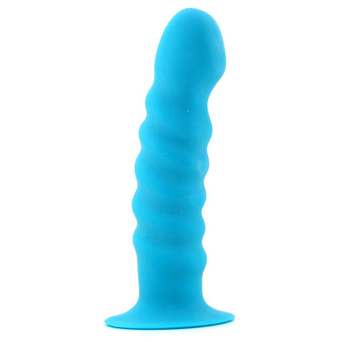 D3 DIL Silicone Dildo in Neon Blue