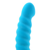 D3 DIL Silicone Dildo in Neon Blue