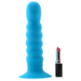 D3 DIL Silicone Dildo in Neon Blue