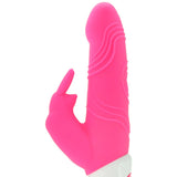 Jessica Rechargeable Silicone Rabbit Vibe in Neon Pink