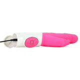 Jessica Rechargeable Silicone Rabbit Vibe in Neon Pink