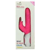 Jessica Rechargeable Silicone Rabbit Vibe in Neon Pink