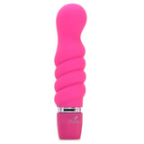 Twistty Silicone G-Spot Vibe in Neon Pink