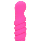 Twistty Silicone G-Spot Vibe in Neon Pink