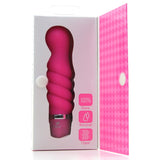 Twistty Silicone G-Spot Vibe in Neon Pink