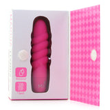 Twistty LED Mini Bullet Vibe in Neon Pink