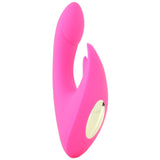 Leah Silicone Rabbit Vibe in Neon Pink