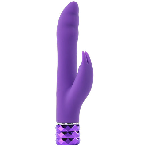 Hailey Silicone Rabbit Vibe in Neon Purple