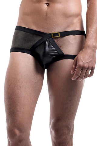 Brass Buckle Black Mini Short in S