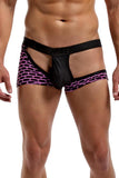 Purple Hive Half Moon Short in S