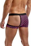 Purple Hive Half Moon Short in S