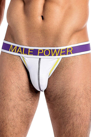 Pure Energy White Micro Thong in S