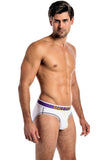 Pure Energy White Sport Brief in S