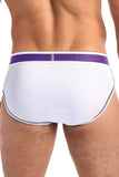Pure Energy White Sport Brief in XL