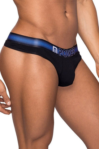 Classic Black Thong with Pocket Cavity in L/XL