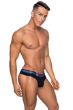 Classic Black Thong with Pocket Cavity in L/XL