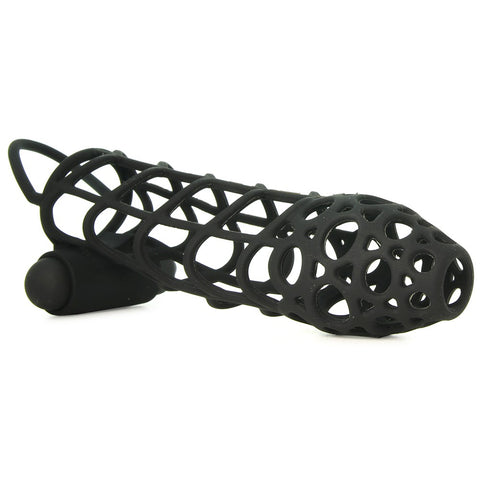 Mack Tuff Vibrating Cock Cage in Black
